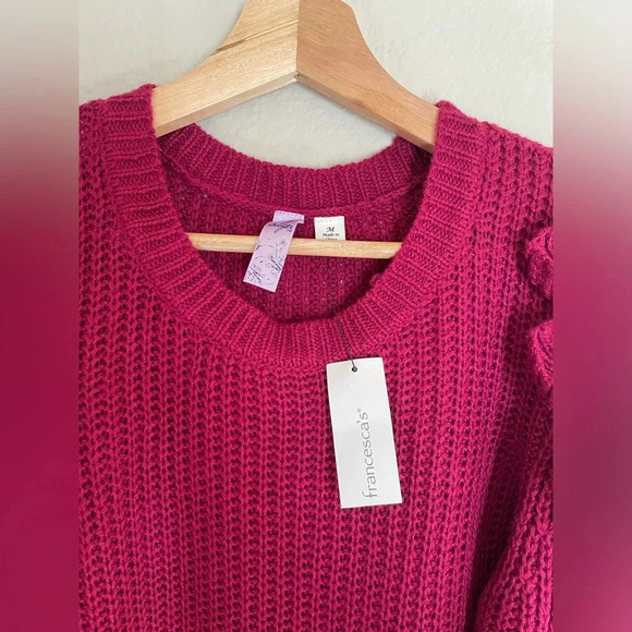 Francesca’s NWT Ruffle Sweater - Picture 4 of 6